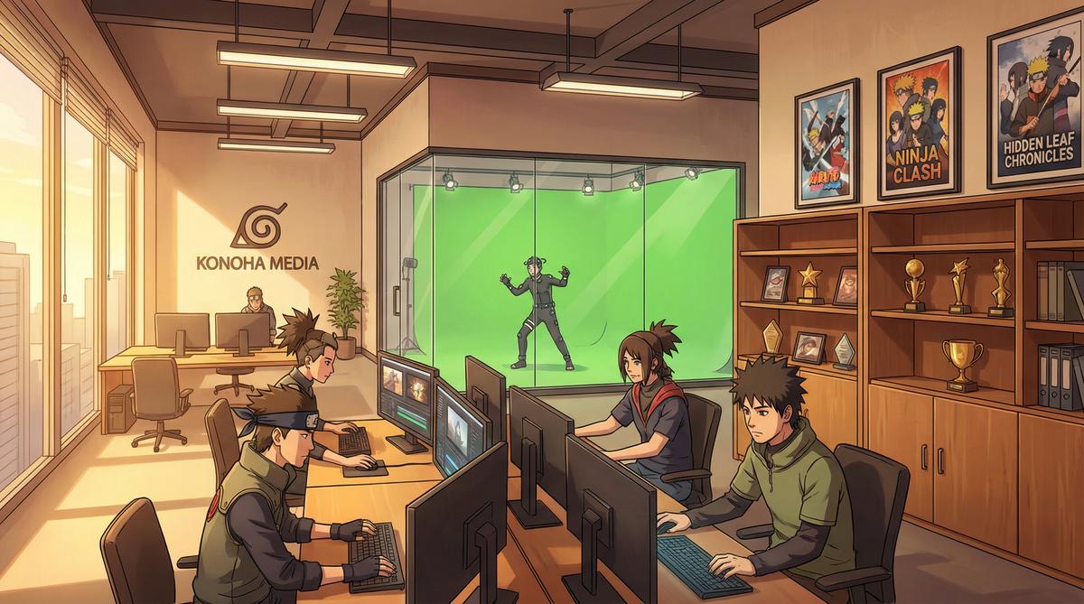 高清3D动漫公司办公环境